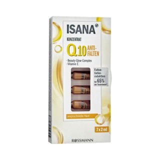 Isana Q10 Anti-wrinkle face concentrate in ampoules 7 x 2 ml