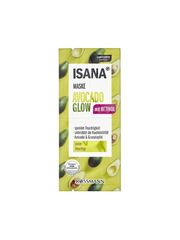 Isana Maseczka do twarzy Avocado Glow