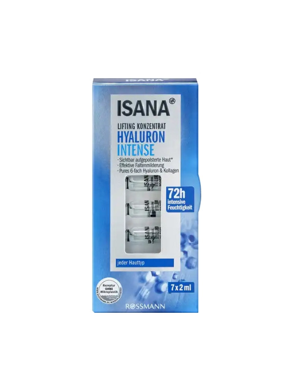 Isana lifting face concentrate in ampoules Hyaluron Intense 7 x 2 ml