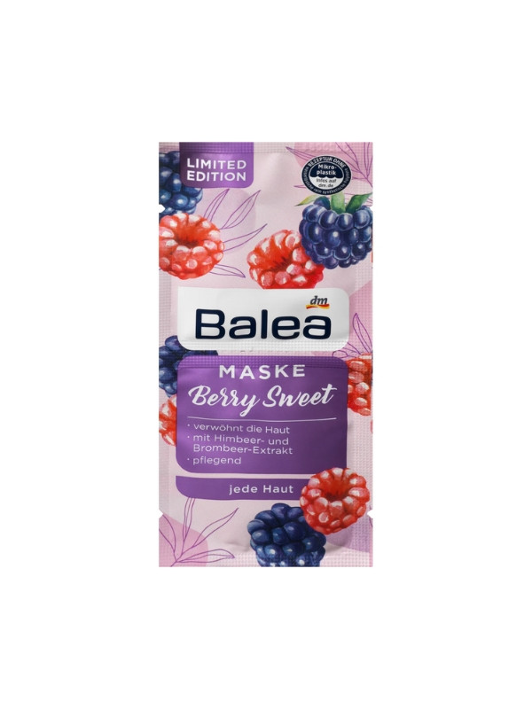 Balea Berry Sweet face mask 2x8 ml