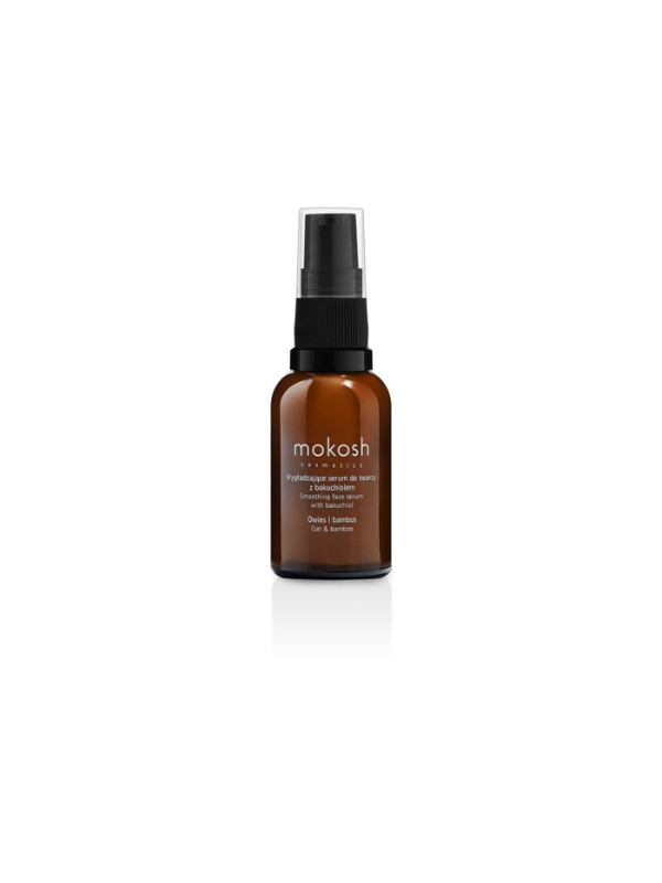 Mokosh wygładzające Serum do twarzy Bakuchiol, Owies, Bambus 30 ml