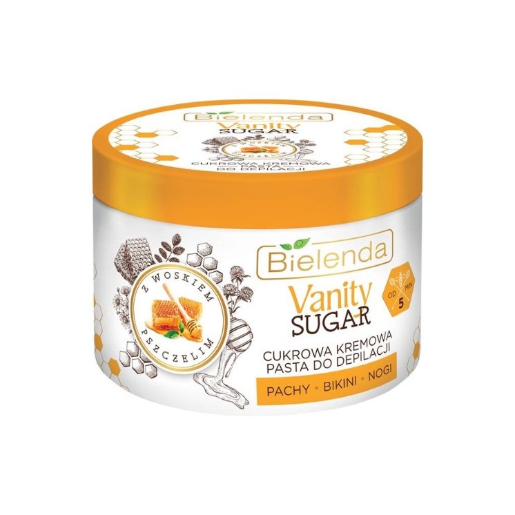 Bielenda Vanity Sugar cukrowa, kremowa Pasta do depilacji 100 g