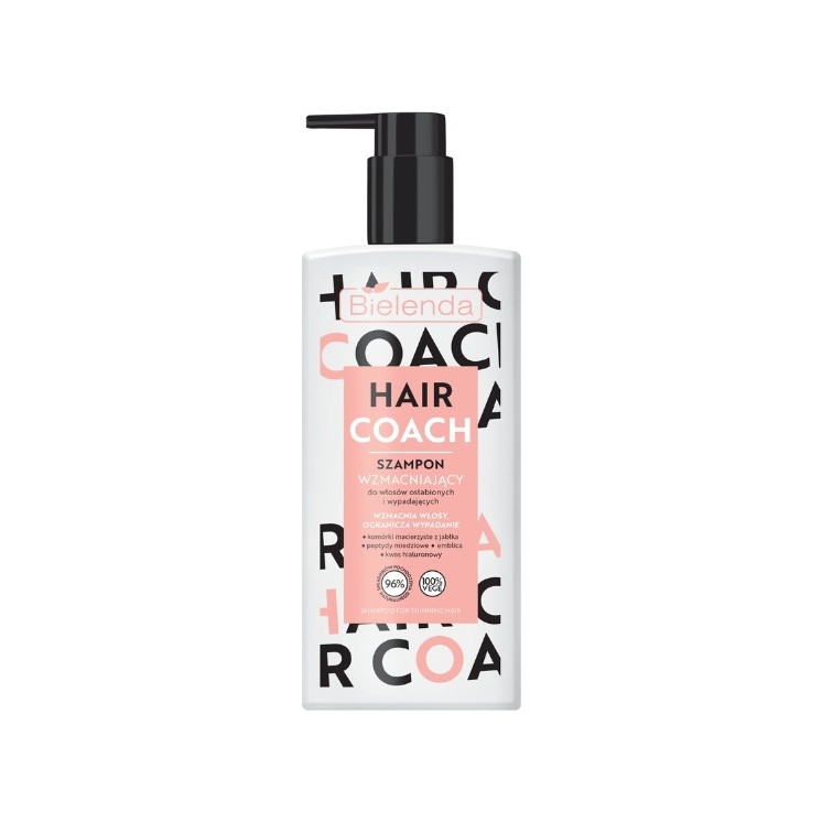 Bielenda Hair Coach wzmacniający Szampon do włosów osłabionych i wypadających 300 ml