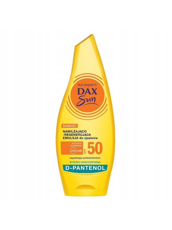 Dax Sun nawilżająco-regenerująca Emulsja do opalania SPF50 D-Pantenol 175 ml