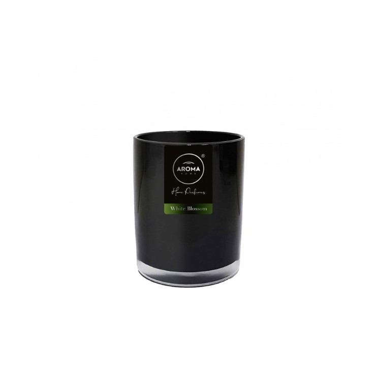 Aroma Home Black Series White Blossom Scented Candle 155 g