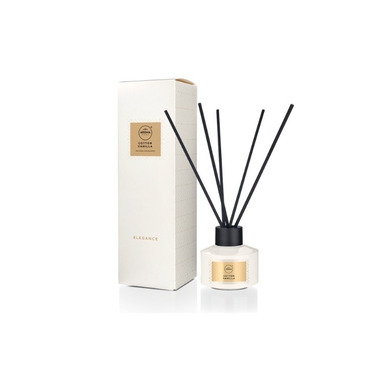 Aroma Home Elegance Series Cotton Vanilla fragrance sticks 50 ml