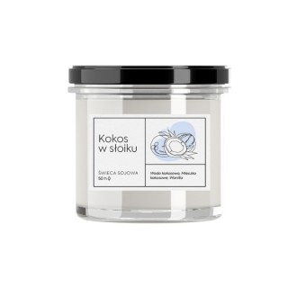 Aroma Home Craft Coconut soy candle in a jar 230 ml