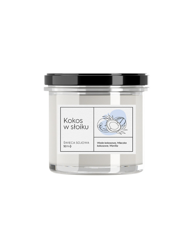 Aroma Home Craft Coconut soy candle in a jar 230 ml