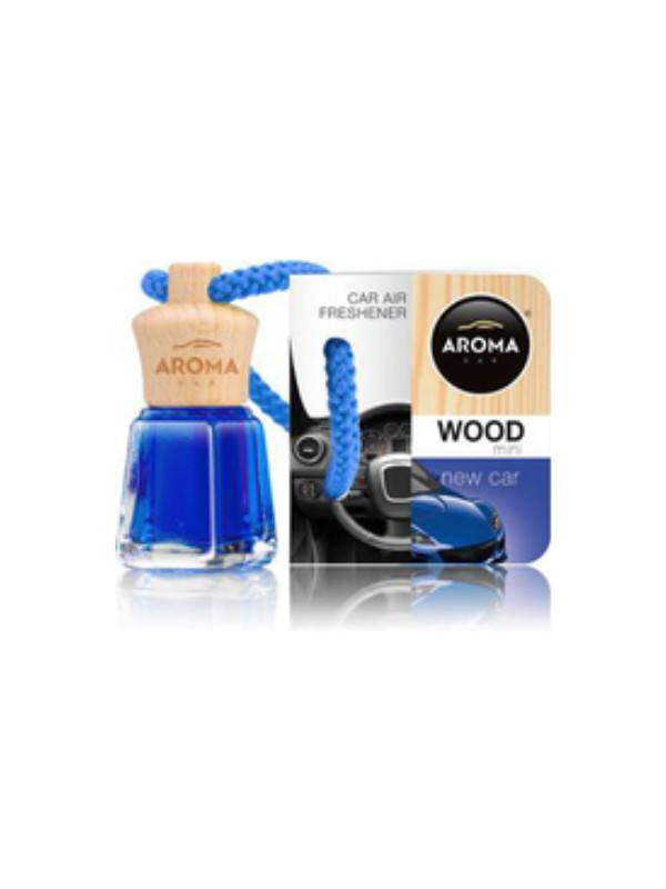 Aroma Car Wood Mini Odświeżacz powietrza do samochodu New Car 4 ml