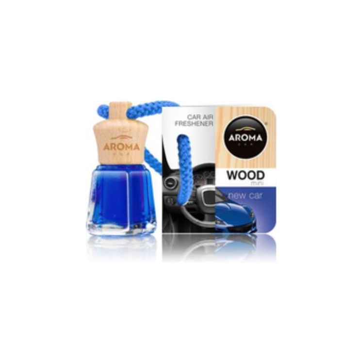 Aroma Car Wood Mini Odświeżacz powietrza do samochodu New Car 4 ml