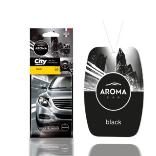 Aroma Car City Black car fragrance pendant, 1 piece