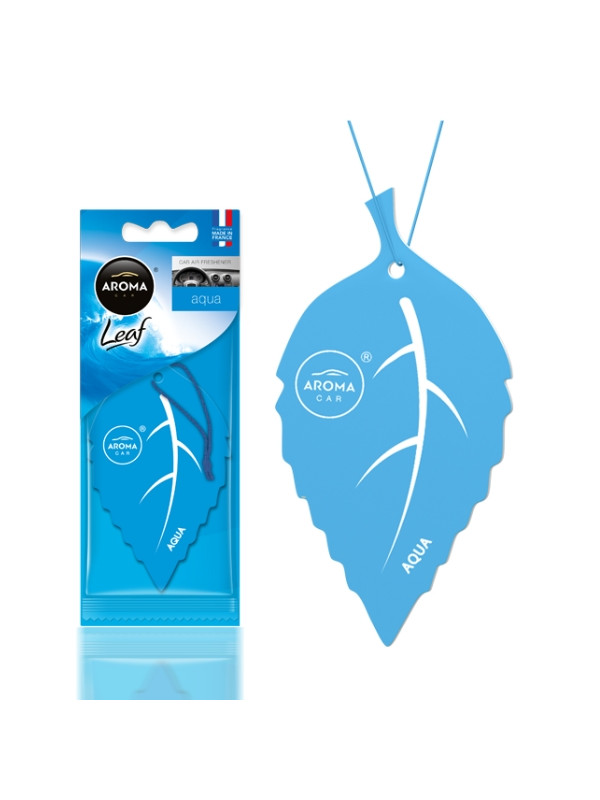 Aroma Car Leaf Aqua car fragrance pendant, 1 piece