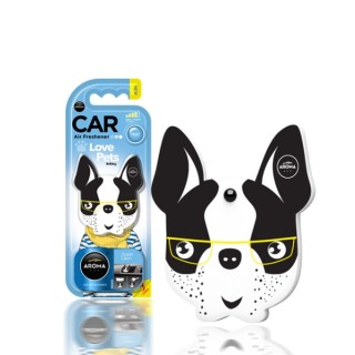 Aroma Car Dog Ocean Calm car scent pendant, 1 piece