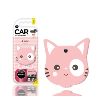 Aroma Car Cutie Cat Bubble Gum car scent pendant, 1 piece