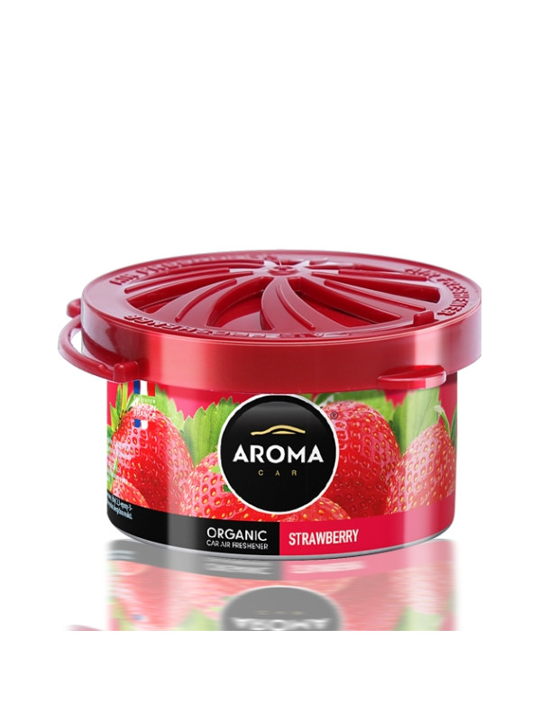 Aroma Car Organic Car air freshener Strawberry 40 g