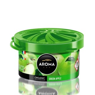 Aroma Car Organic Odświeżacz powietrza do samochodu Green Apple 40 g