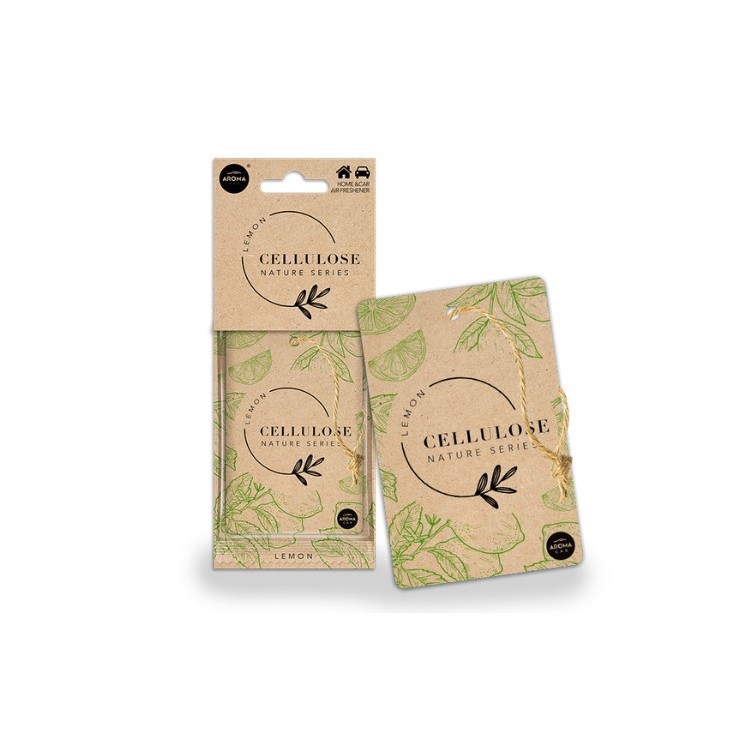 Aroma Car Nature Card Lemon car fragrance pendant, 1 piece