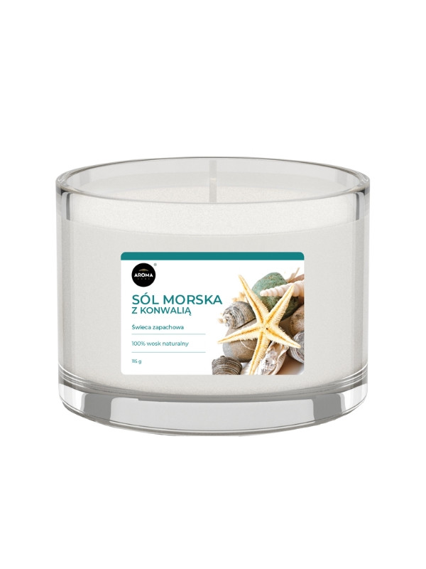 Aroma Home Świeca zapachowa Sól Morska z Konwalią 115 g