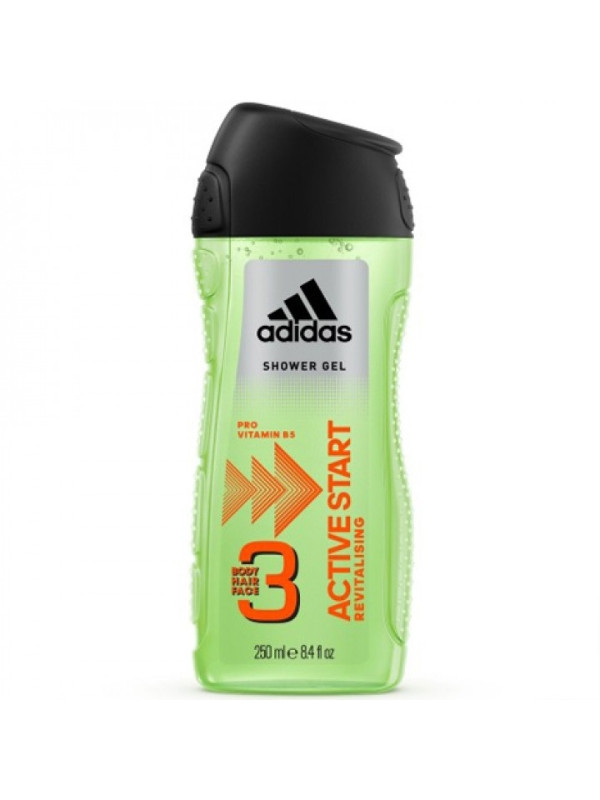 Adidas Żel pod prysznic dla mężczyzn 3in1 Active Start 250 ml