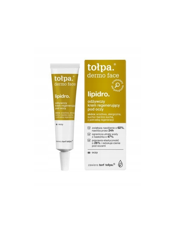 Tołpa Dermo Face Lipidro. Nourishing Regenerating Eye Cream 10 ml