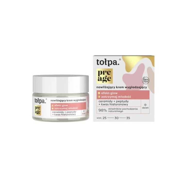 Tołpa Pre Age nawilżający Krem do twarzy wygładzający na dzień 50 ml