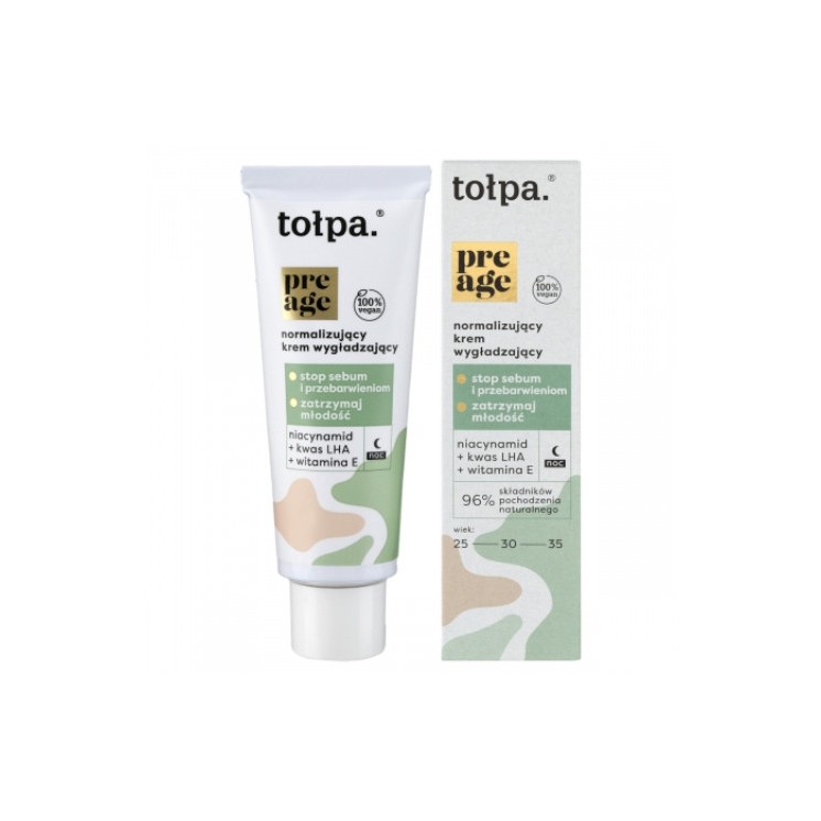 Tołpa Pre Age Normalizing Smoothing face cream for the night 50 ml