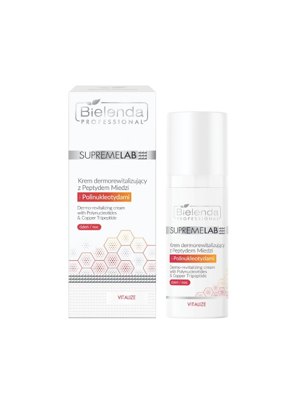 Bielenda Professional SUPREMELAB dermorevitalizing Face Cream with Copper Peptide and Polynucleotides 50 ml