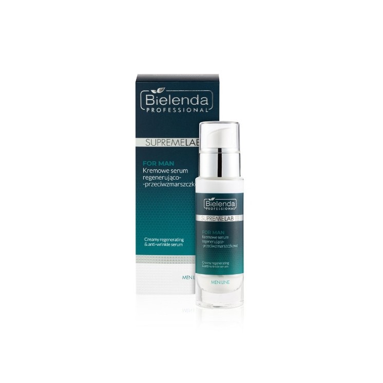 Bielenda Professional SUPREMELAB Men Line kremowe Serum do twarzy regenerująco-przeciwzmarszczkowe 30 ml