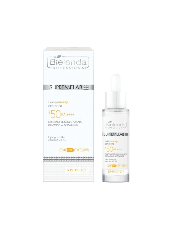 Bielenda Professional SUPREMELAB lekka Emulsja do twarzy ochronna SPF50 30ml