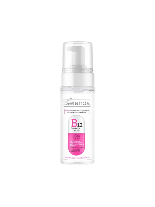 Bielenda B12 Beauty Vitamin witaminowa Pianka do mycia twarzy oczyszczająca 150 ml