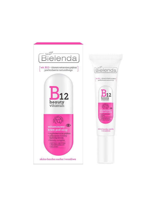 Bielenda B12 Beauty Vitamin witaminowy Krem pod oczy 15 ml