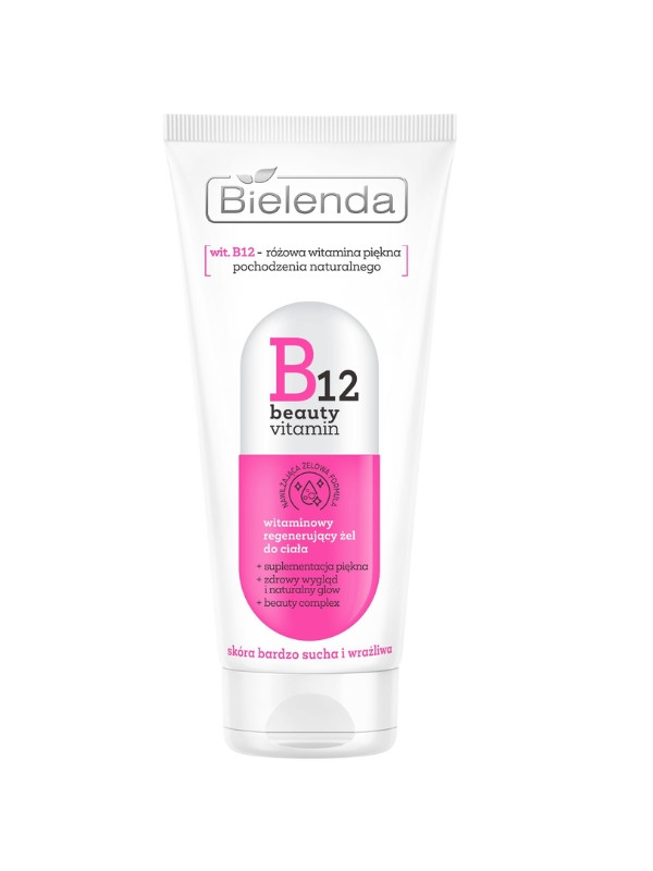 Bielenda B12 Beauty Vitamin witaminowy Żel do ciała regenerujący 200 ml