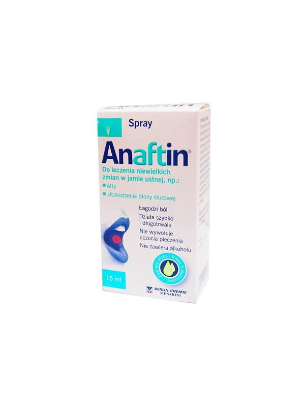 Anaftin spray do stosowania w jamie ustnej 15 ml