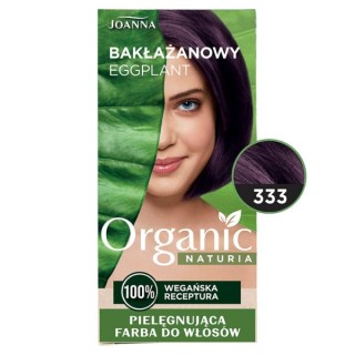 Joanna Naturia Organic Vegan Farba do włosów /333/ Bakłażanowy