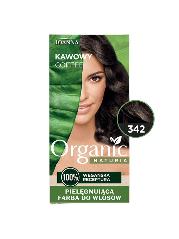 Joanna Naturia Organic Vegan Farba do włosów /342/ Kawowy