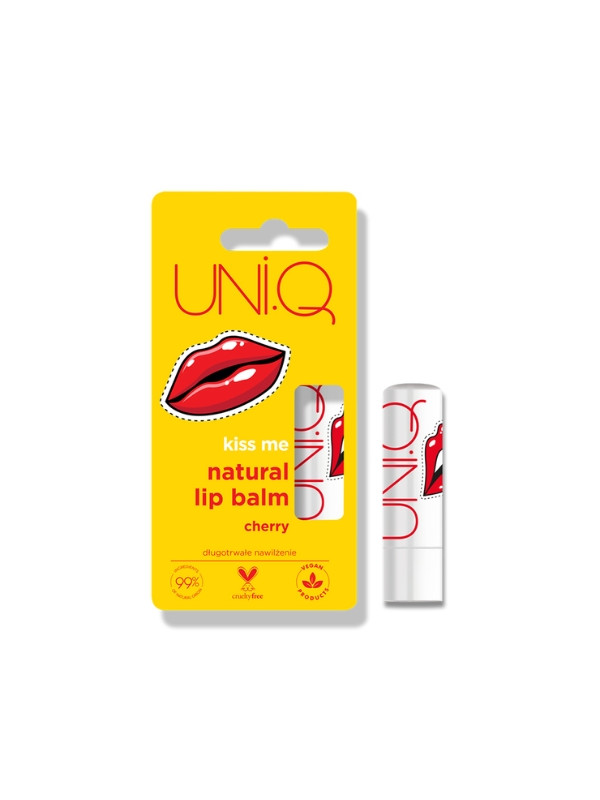 4Organic UNI.Q Kiss me naturalny Balsam do ust Cherry 5 g