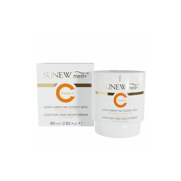 Sunew Med+ Vitamina C lekki Krem do twarzy na dzień i na noc z Witaminą C 80 ml