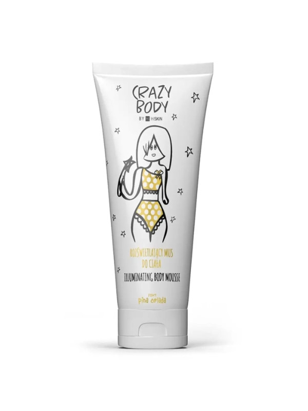 HiSkin Crazy Body rozświetlający Balsam do ciała Pina Colada 250 ml