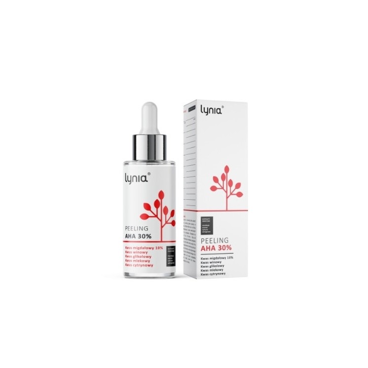 Lynia Peeling do twarzy z kwasami AHA 30% 30 ml