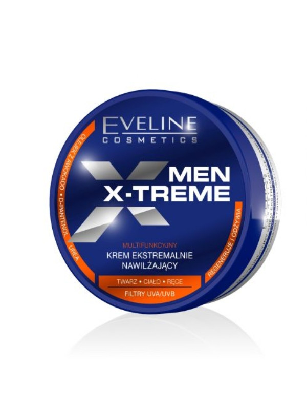 Eveline Men X-Treme ekstremalnie nawilżający Krem do ciała, twarzy i rąk 200 ml