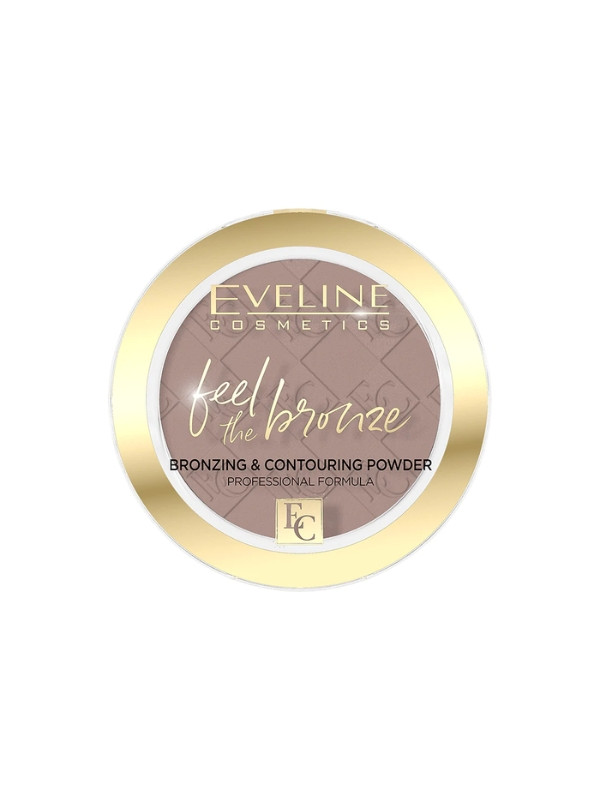 Eveline Feel The Bronze bronzing and contouring face powder /01/ Milky Way