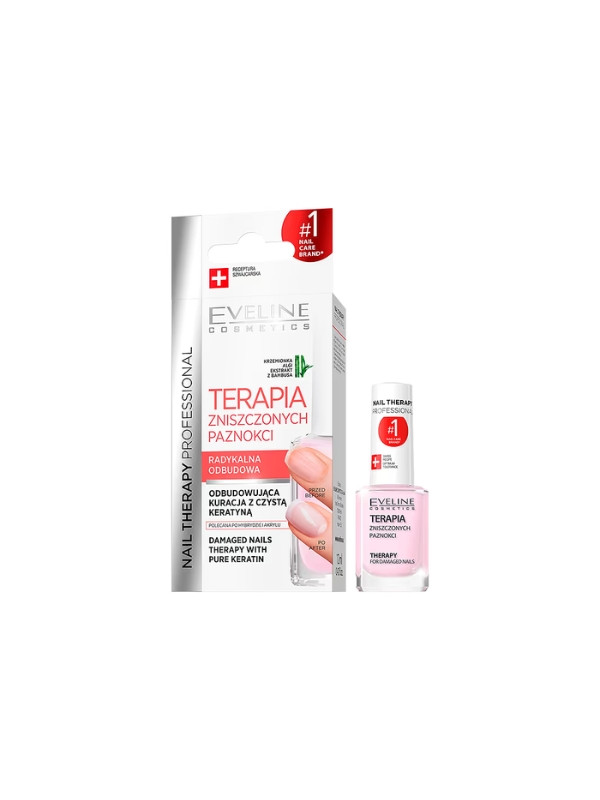 Eveline Professional Nail Therapy Terapia zniszczonych paznokci Odżywka do paznokci 12 ml