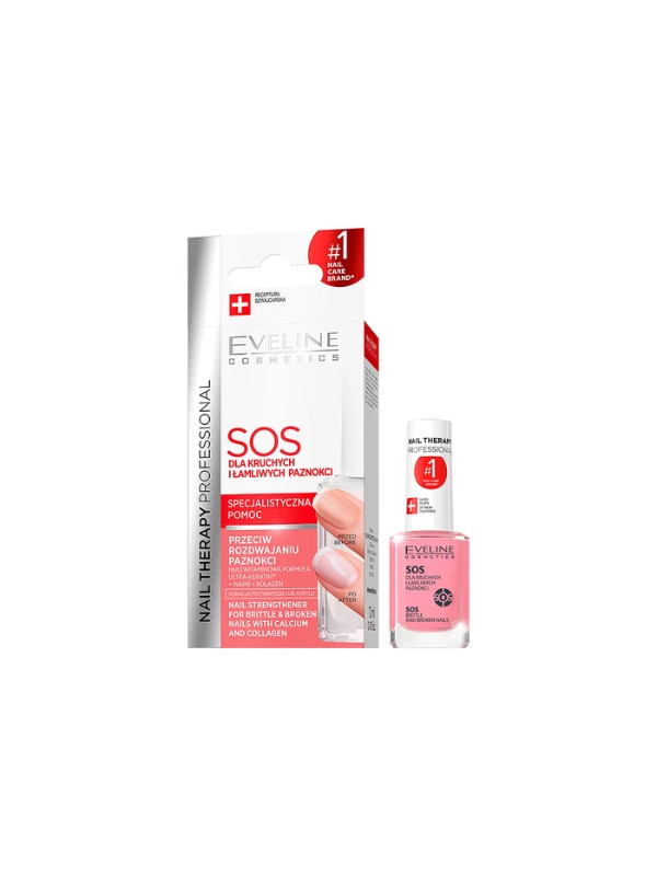 Eveline Professional Nail Therapy SOS wzmacniająca Odżywka do paznokci 12 ml