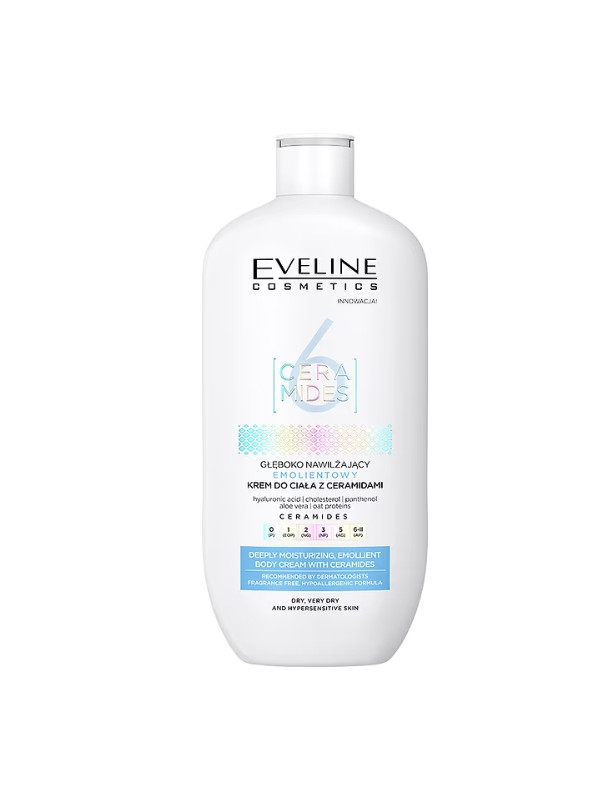 Eveline 6 CERAMIDES emollient Body cream deeply moisturizing 350 ml