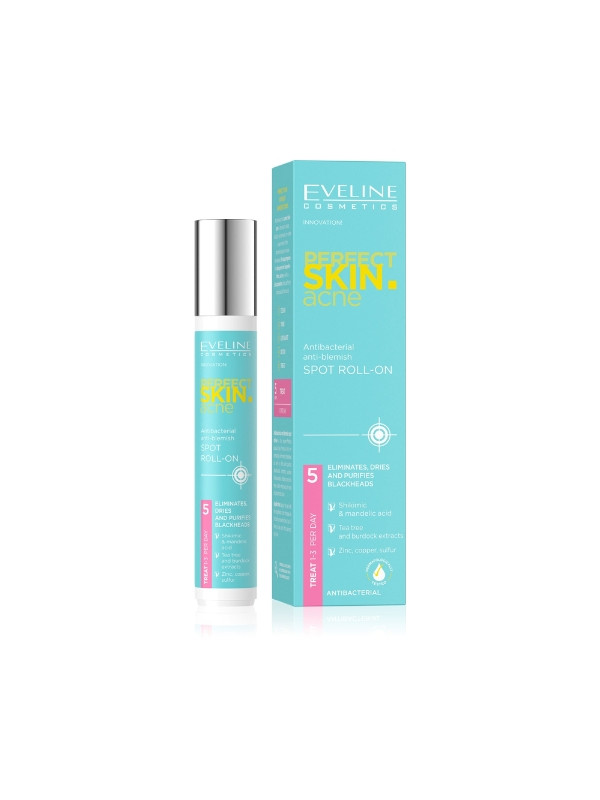 Eveline Perfect Skin Acne antybakteryjny Roll-on na niedoskonałości 15 ml