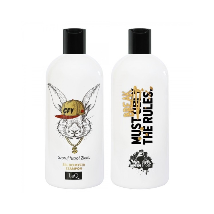 LaQ 2in1 Shower gel and hair shampoo for men Rabbit 300 ml