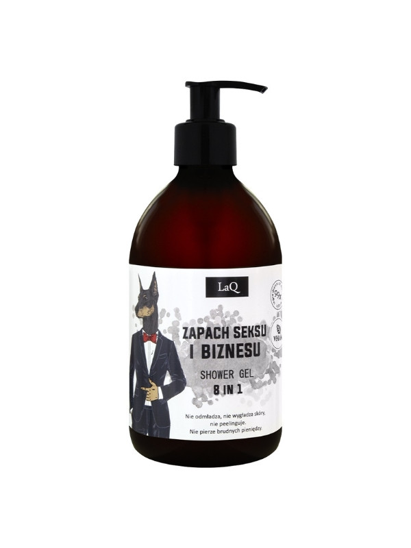 LaQ Doberman Shower gel for men with the scent of sex and business 500 ml