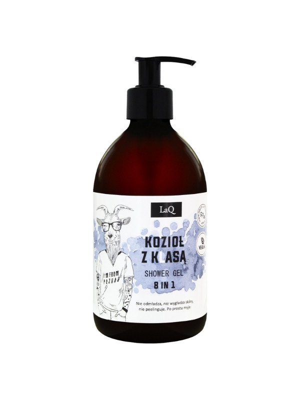 LaQ Kozioł with class Shower gel for men 8in1 with the scent of men's perfume 500 ml