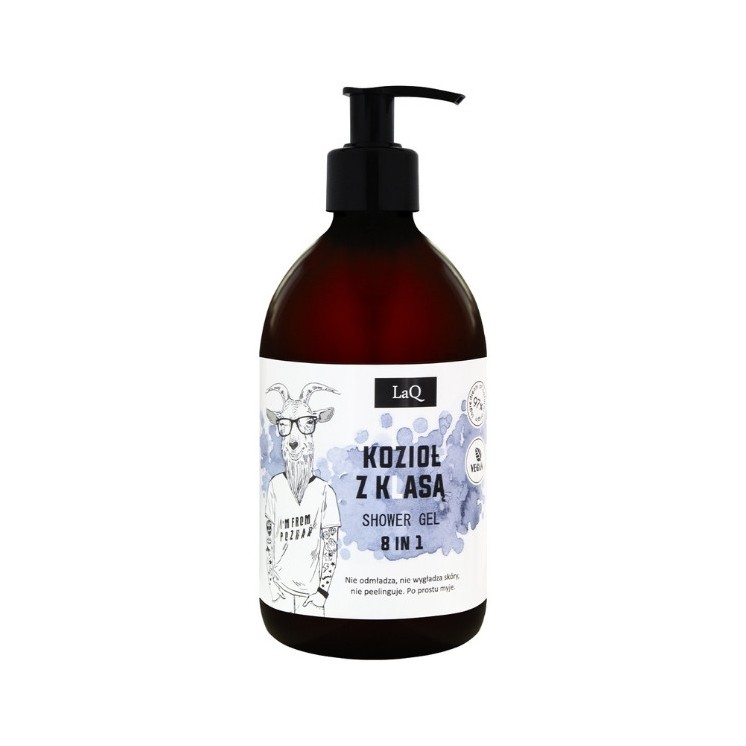 LaQ Kozioł with class Shower gel for men 8in1 with the scent of men's perfume 500 ml