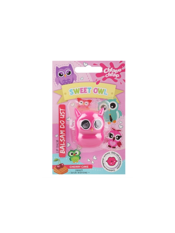 Chlapu Chlap Sweet Owl Lip balm Cherry cake 7 g